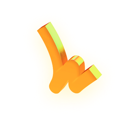 Yellow wave 3D